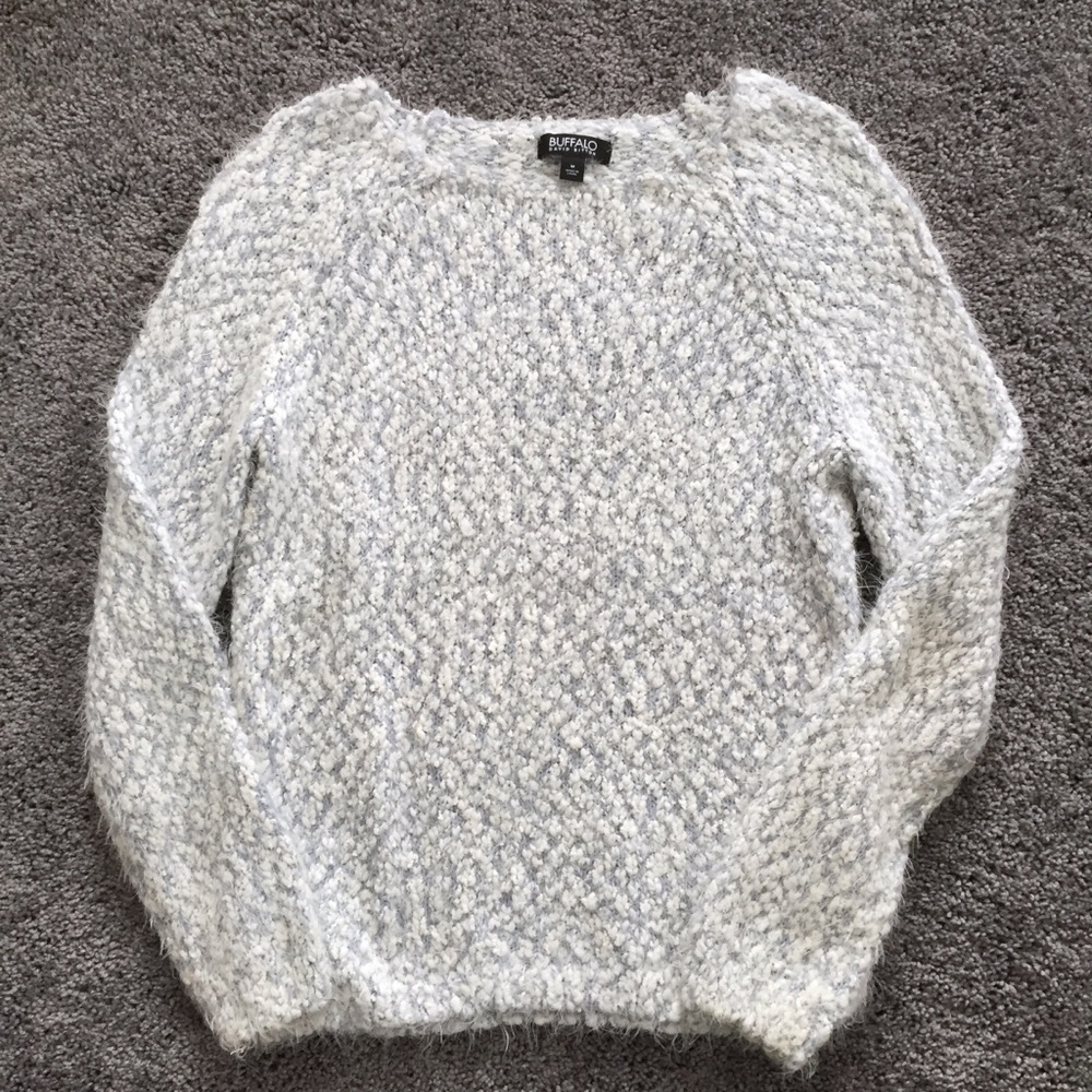 Fuzzy Chunky Knit Sweater Buffalo David Bitton